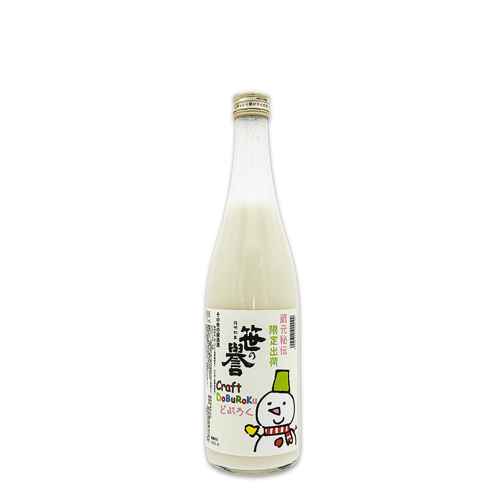 笹の誉 濁酒どぶろく720ml１５９５円（税込）